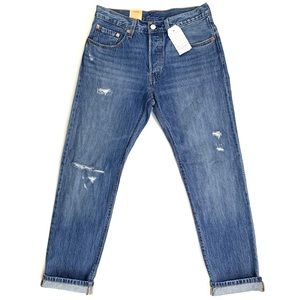Levi’s 501 Wedgie Tapered Leg Denim Jeans